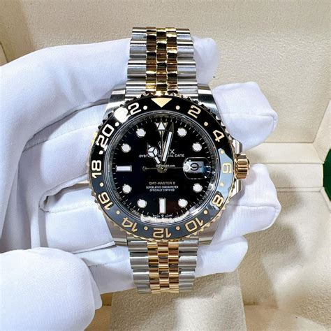 rolex gmt ceramic two tone model|Rolex two tone price.